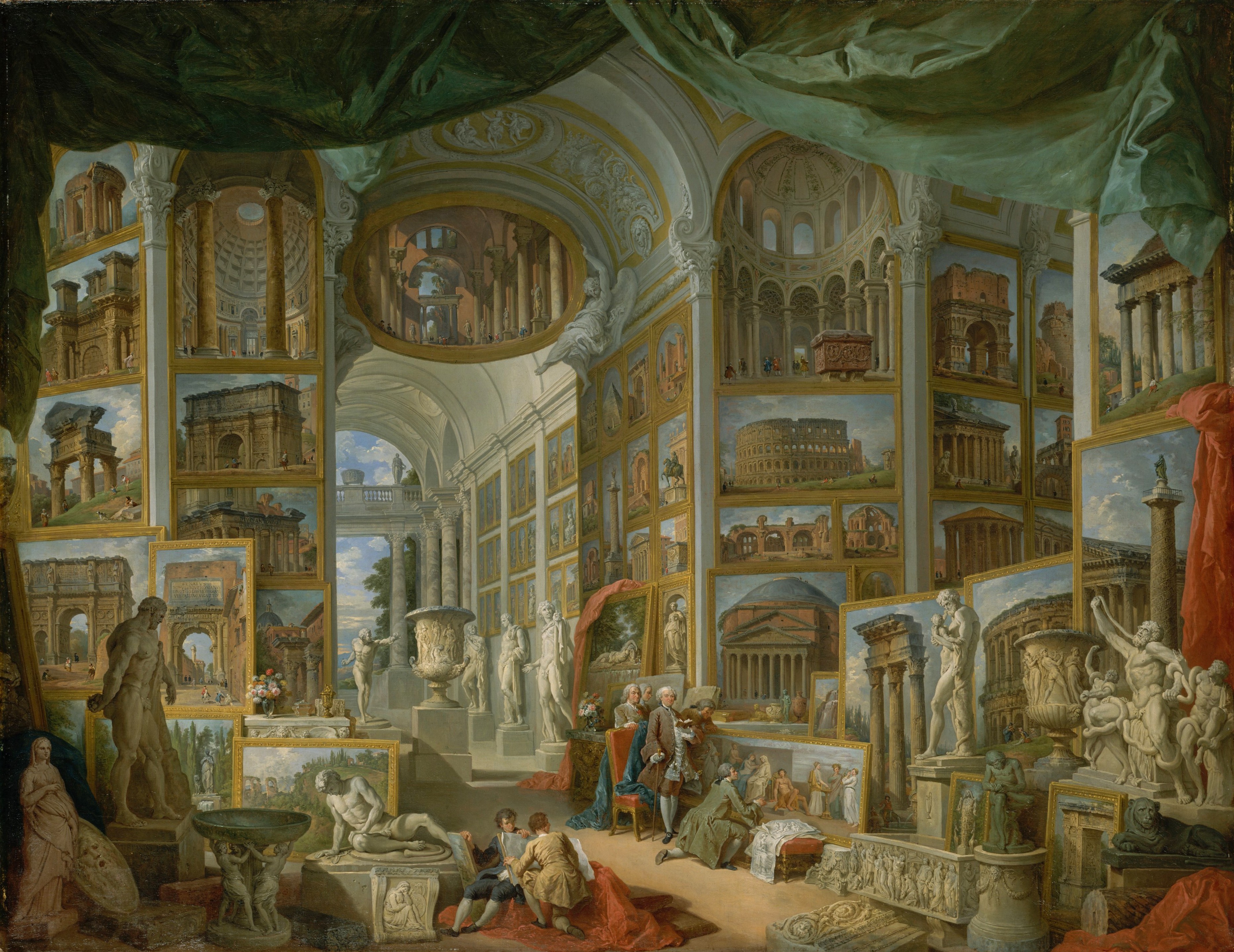 Giovanni Paolo Pannini, Galerie des peintures de la Rome antique